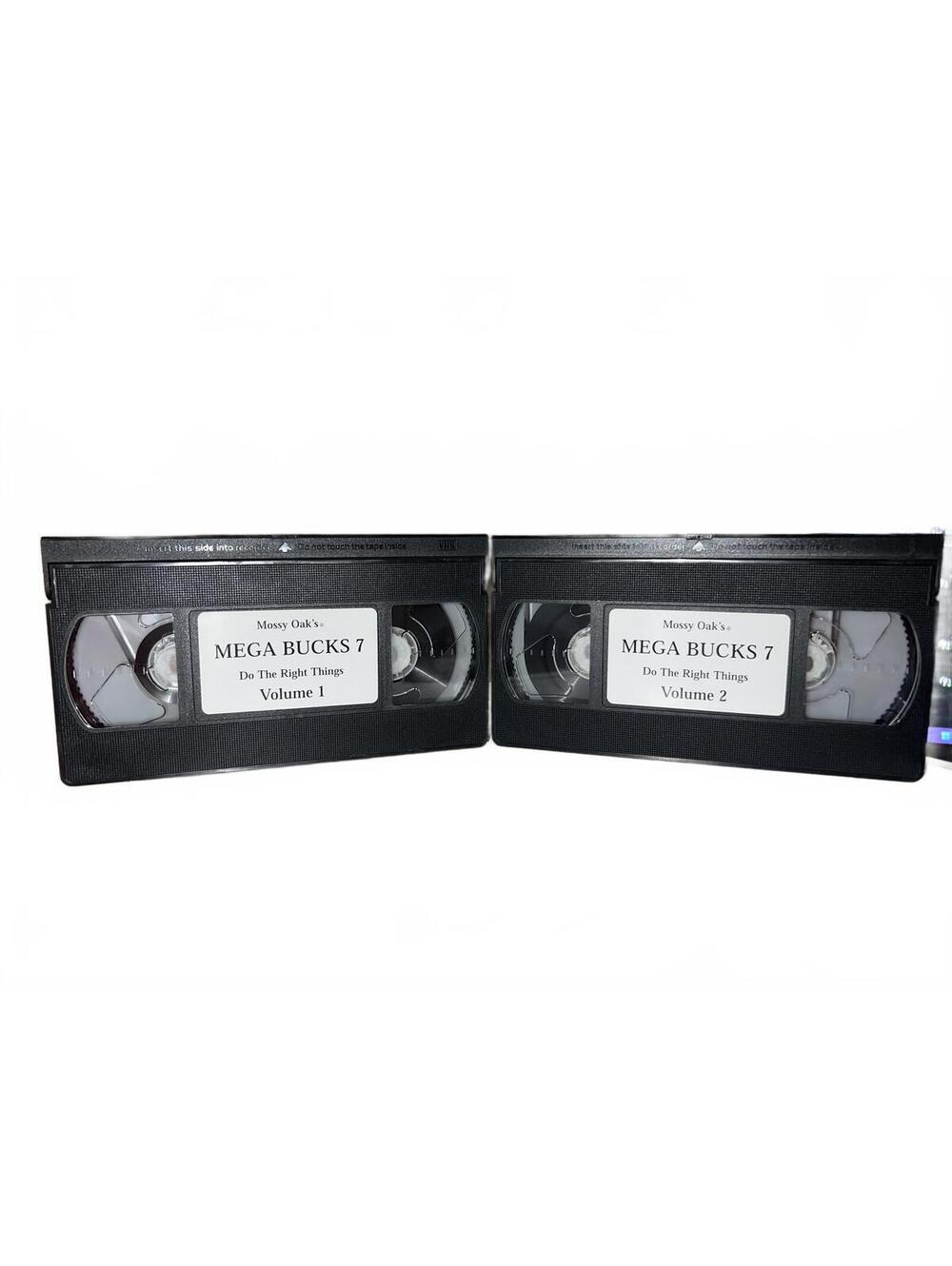 Mossy Oak Mega Bucks 7 Do The Right Things Two Volume VHS Set Hunting Deer 2002 - Picture 7 of 7